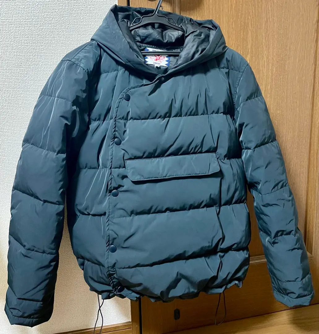 【SON OF THE CHEESE】ウールダウンジャケット　XLサイズ　新品 SON OF THE CHEESE / Check wool down Jkt ( GREEN