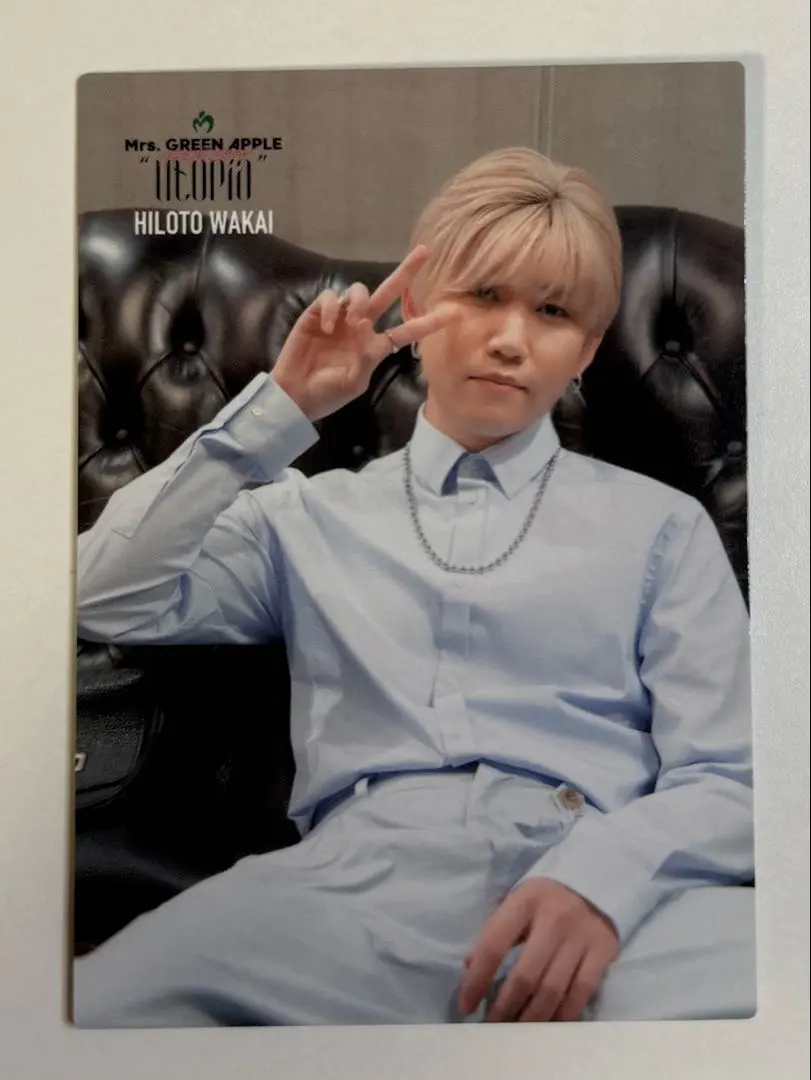 Mrs. GREEN APPLE フォトカ　Utopia 若井滉斗　全種 2025年最新】若井滉斗 フォトカ utopiaの人気アイテム - メルカリ