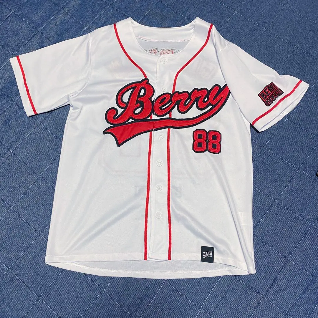 ベリーグッドマン ベースボールシャツ 甲子園 ターコイズ Lサイズ 甲子園ライブ記念ベースボールシャツ | ベリーグッドマン