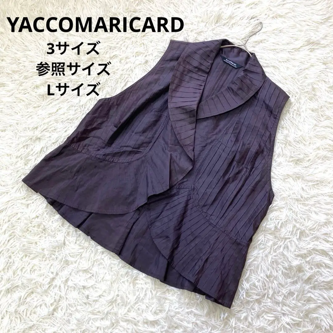 新品未使用　ヤッコマリカルド　YACCOMARICARD ジレ ベスト 2025年最新】YACCOMARICARD ベスト・ジレ・ビスチェの人気