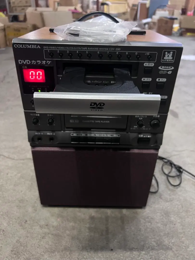 コロンビア　DVDカラオケ　CDV-500 Yahoo!オークション -「cdv500」(カラオケ機器) (オーディオ機器