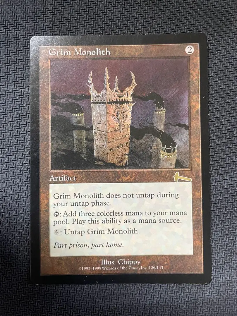 厳かなモノリス　マジック：ザ・ギャザリング 厳かなモノリス/Grim Monolith ULG EN 再録禁止 MTG マジック