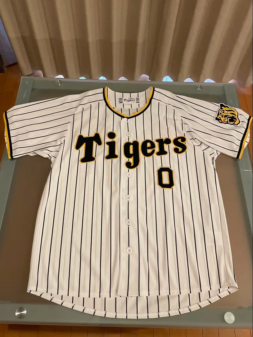 木浪聖也 ホーム　レプリカユニフォーム　刺繍　Oサイズ 配送員設置 MIZUNO 阪神タイガース 2025年ユニフォーム 刺繍 木