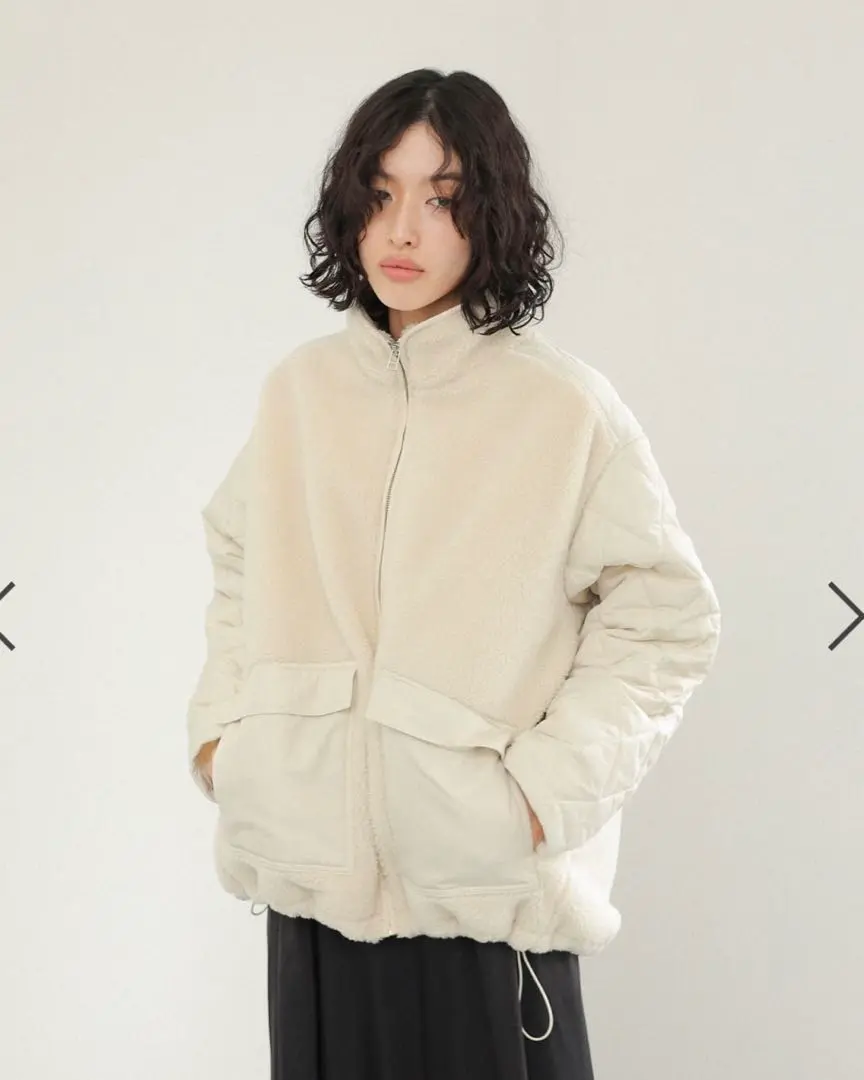 【新品】LEPSIM スタンドボアキルトジャケット BLACK LEPSIM｜スタンドボアキルトジャケット | Rakuten Fashion(楽天
