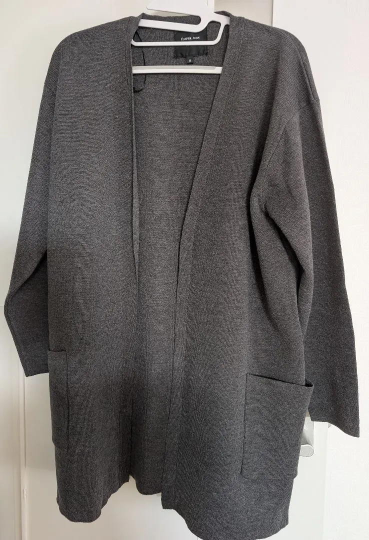 Thumbnail of CASPER JOHN AIVER Gray Long Cardigan M