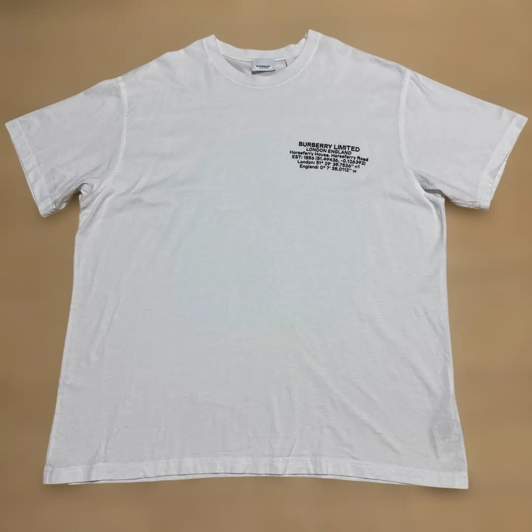 Thumbnail of Burberry London LIMITED Short Sleeve T-shirt Chest Logo White Size M