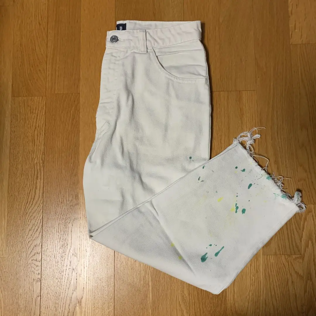 舊 GAP 白色 工作褲 的縮圖
