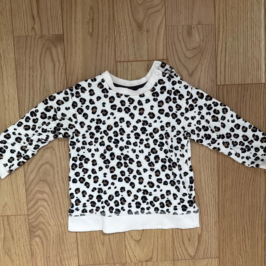 Thumbnail of [Excellent Condition] H&M Leopard Print Long Sleeve Top 80cm
