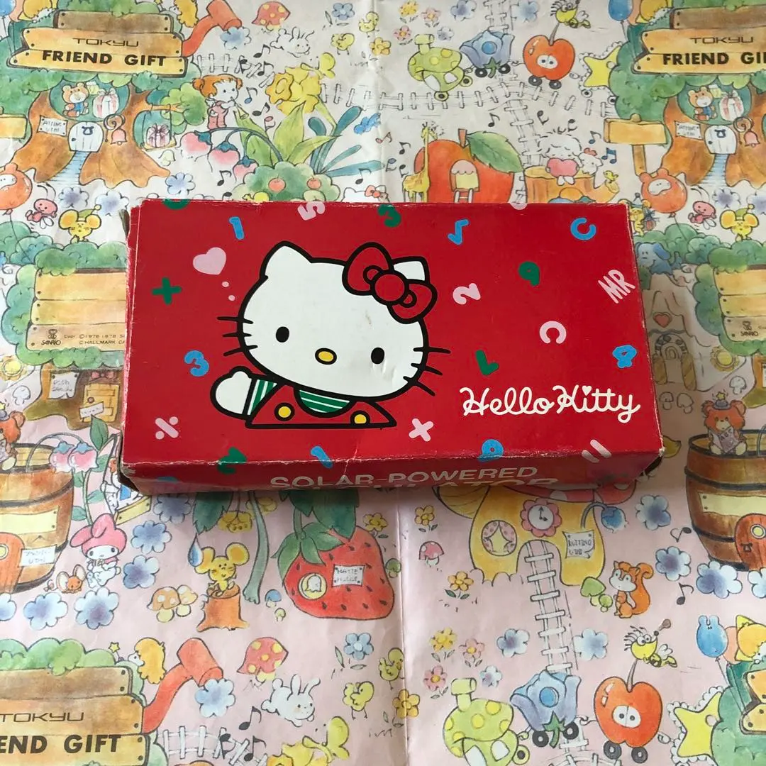 Thumbnail of Sanrio Retro Hello Kitty Electronic Desktop Calculator - New, Unused, Vintage Kitty-chan from the 90s