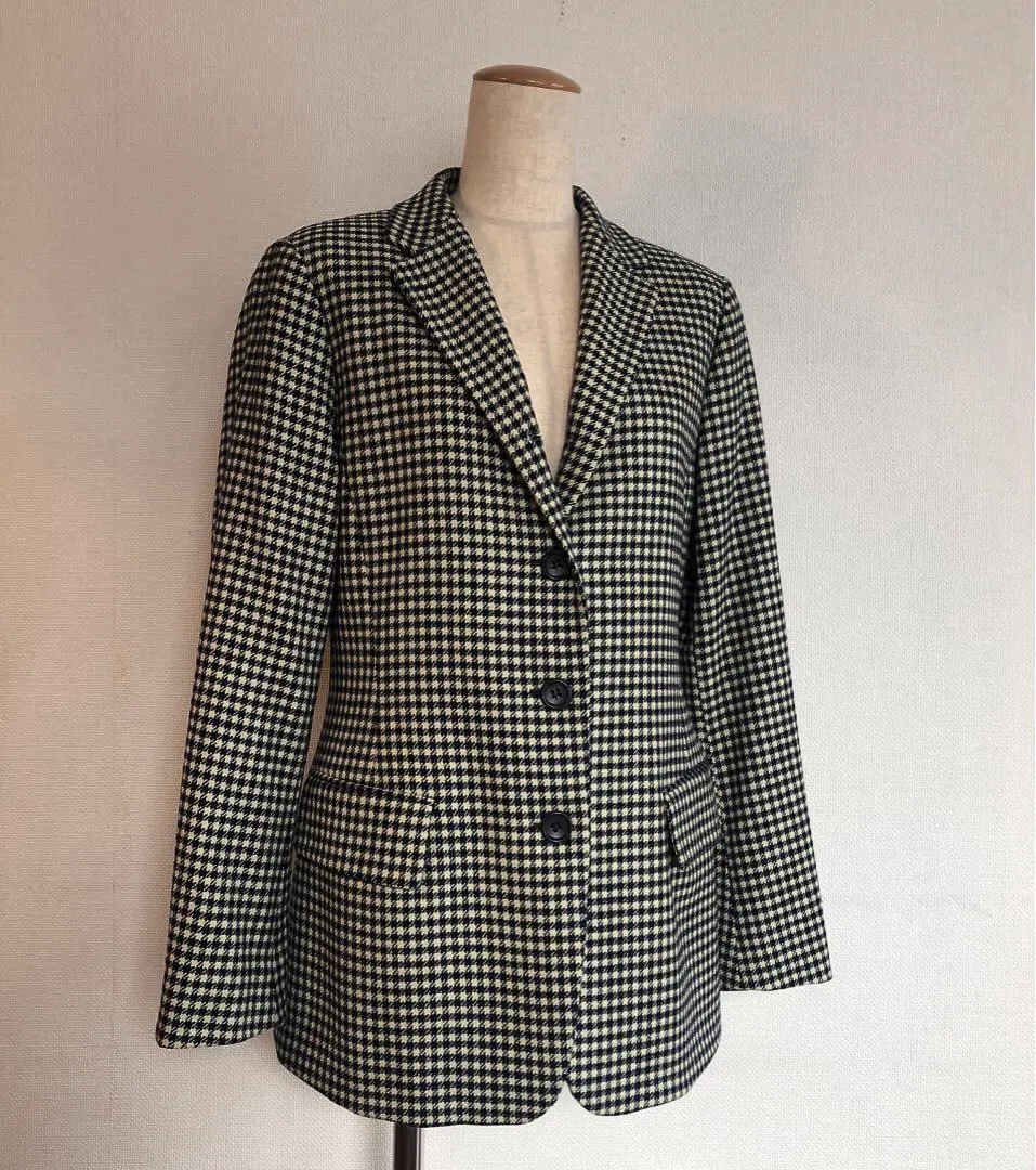 Thumbnail of JIL SANDER Jil Sander Check Wool Jacket