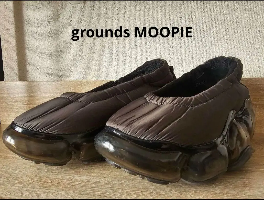 ◆grounds グラウンズ◆MOOPIE KNIT PUMPS 厚底 パンプス MOOPIE KNIT PUMPS - CREAM / AURORA (ムーピー ニットパンプス