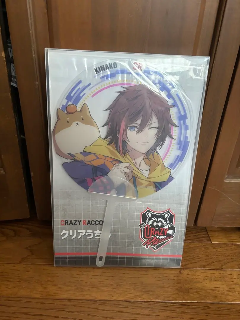 ♡*げ樣 GIGO 限定 Crazy Raccoon きなこ 團扇 的縮圖