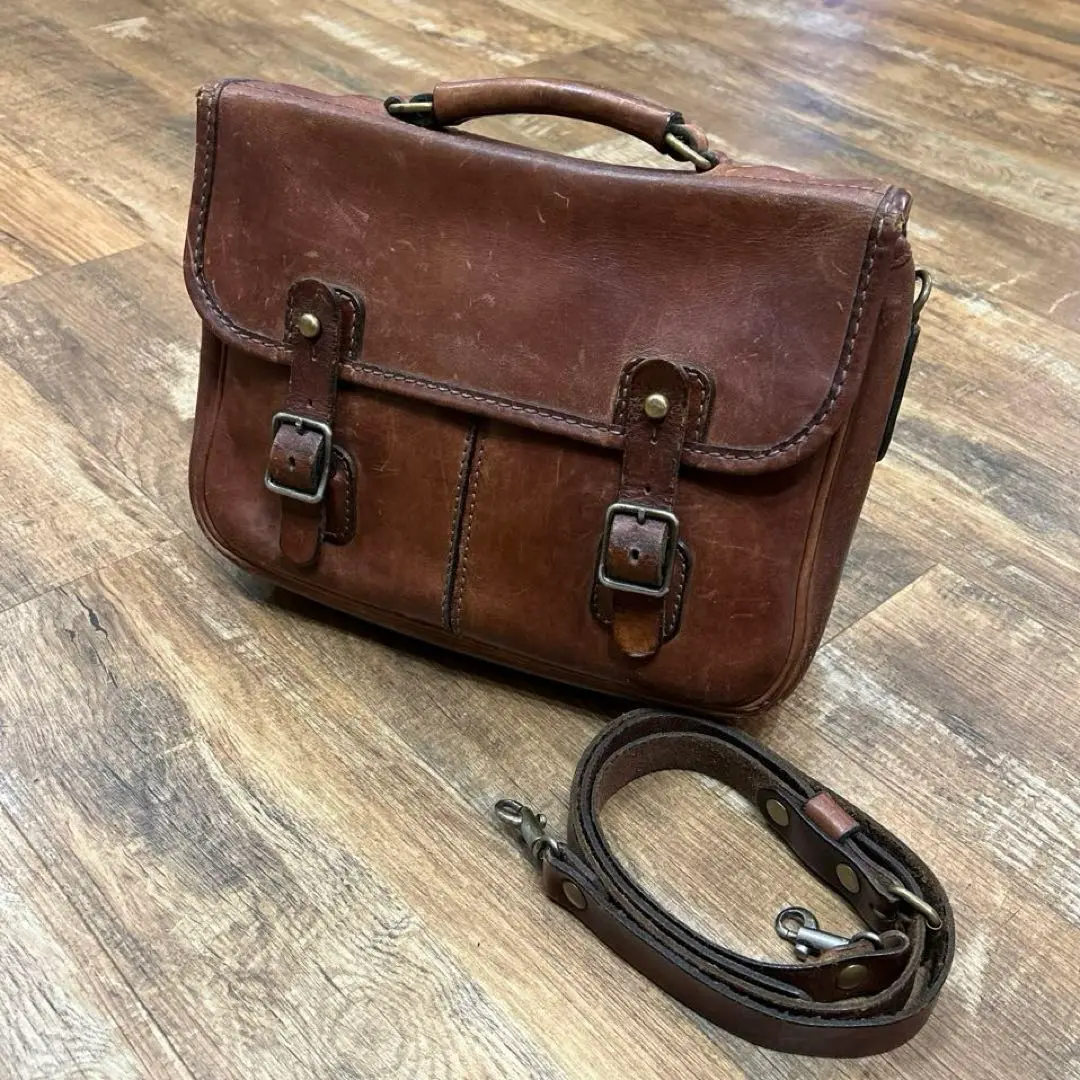 ✨美品✨ヘルツ　メッセンジャーバッグ　ショルダーバッグ　オールレザー 02171635_58a6a7cfad8c1.jpg
