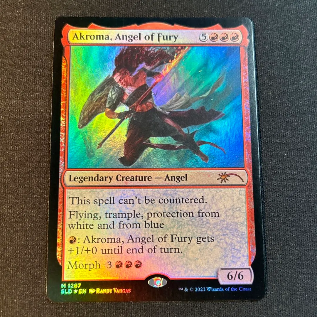 MTG デュエルデッキ 【DVD】※Foil※《怒りの天使アクローマ
