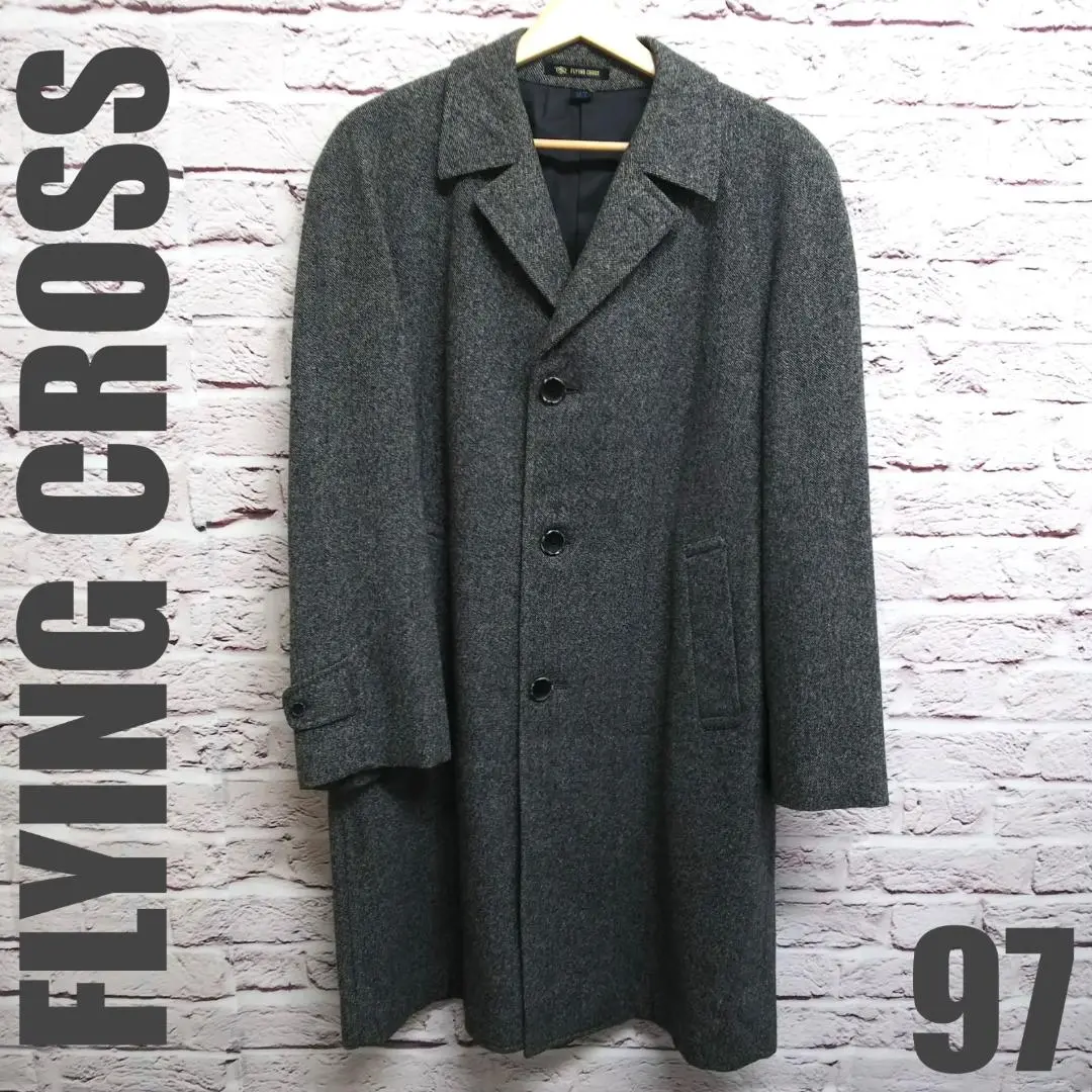 ブラウン チェスターコート ウール オンワード フライングクロス ヴィンテージ 2025年最新】flying cross コートの人気アイテム - メルカリ