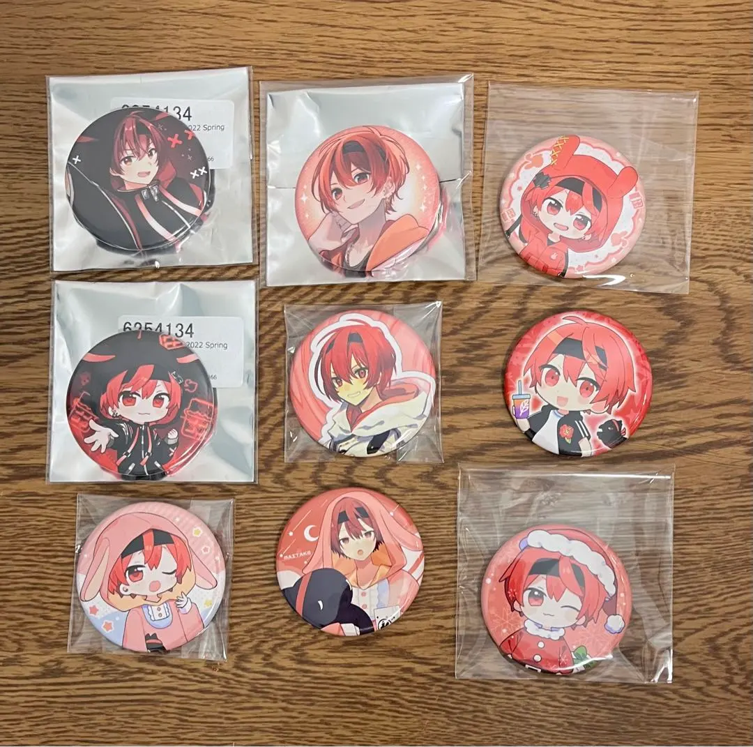 Thumbnail of Chocorabi - Maitake Can Badge Set of 9