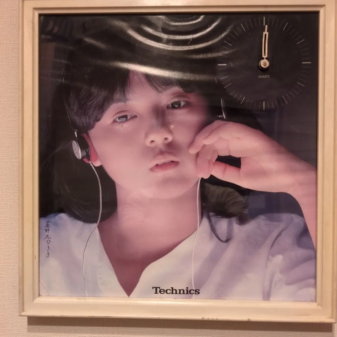 希少　薬師丸ひろ子セーラー服パネルクロック　2WAYクロック　ORIENT 時計 希少 薬師丸ひろ子セーラー服パネルクロック 2WAYクロック