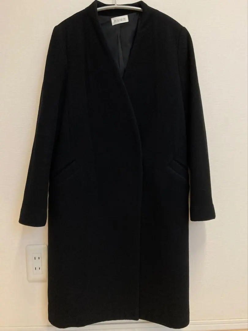 Thumbnail of PLST No Collar Coat Black Outerwear Women's