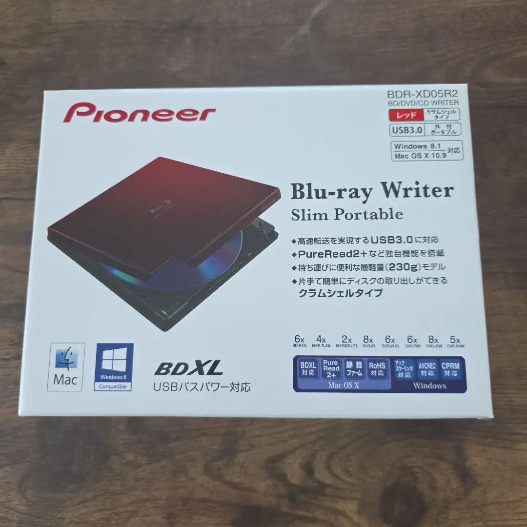 Pioneer ポータブルBDドライブ BDR-XD05BK-XL2 Amazon.co.jp: 【Amazon.co.jp限定】パイオニア BDXL対応 USB3.0
