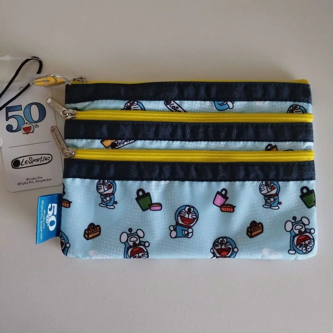LeSportsac 50thドラえもん ボストンバッグ 新品未使用 LeSportsac レスポートサック ドラえもん50周年