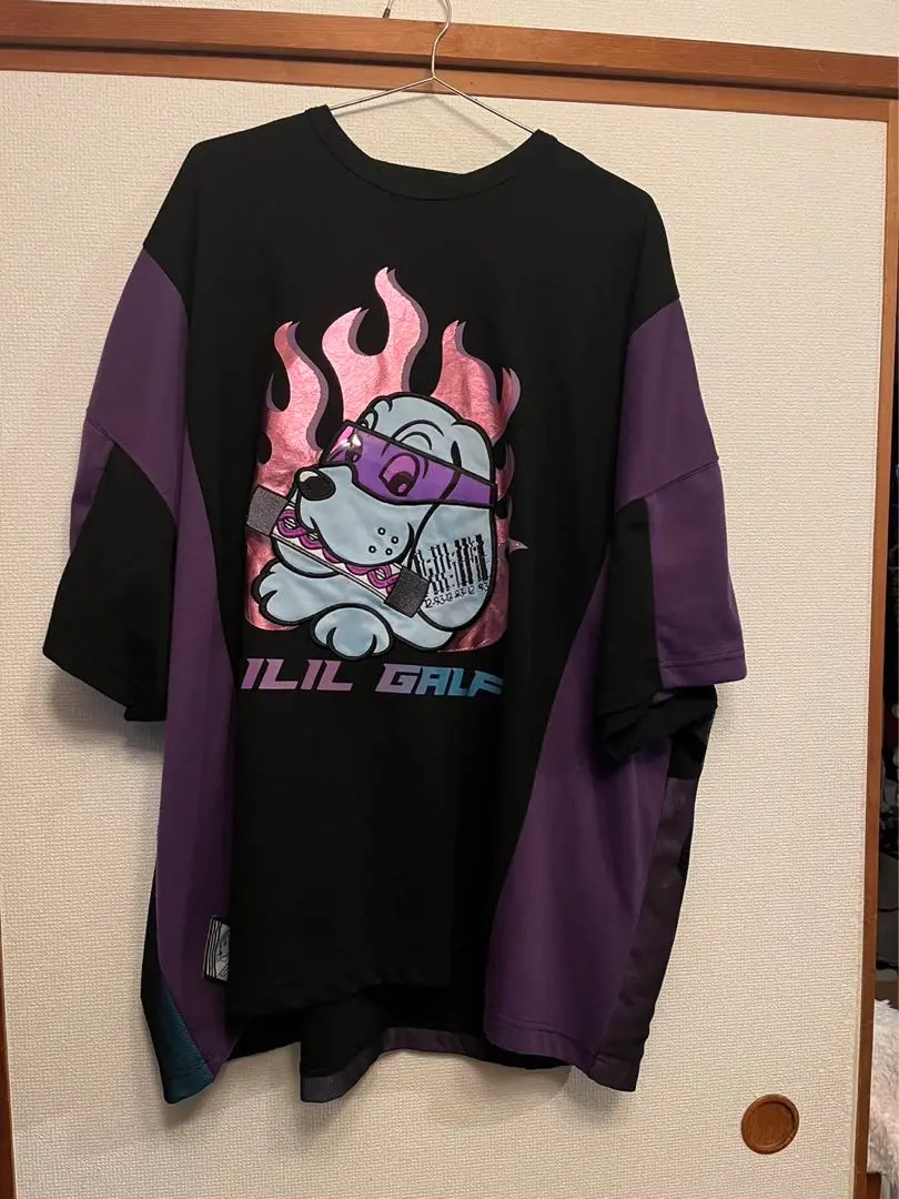 【希少】ililil ×ココロヤミ × GALFY ロンT 長袖 カットソー イルイルイル】ililil×ココロヤミ×GALFY コラボ 病みロンT 長袖