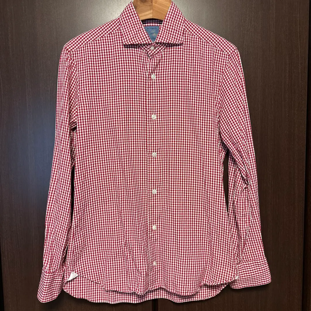 BARBA 格紋 純棉襯衫 37 的縮圖