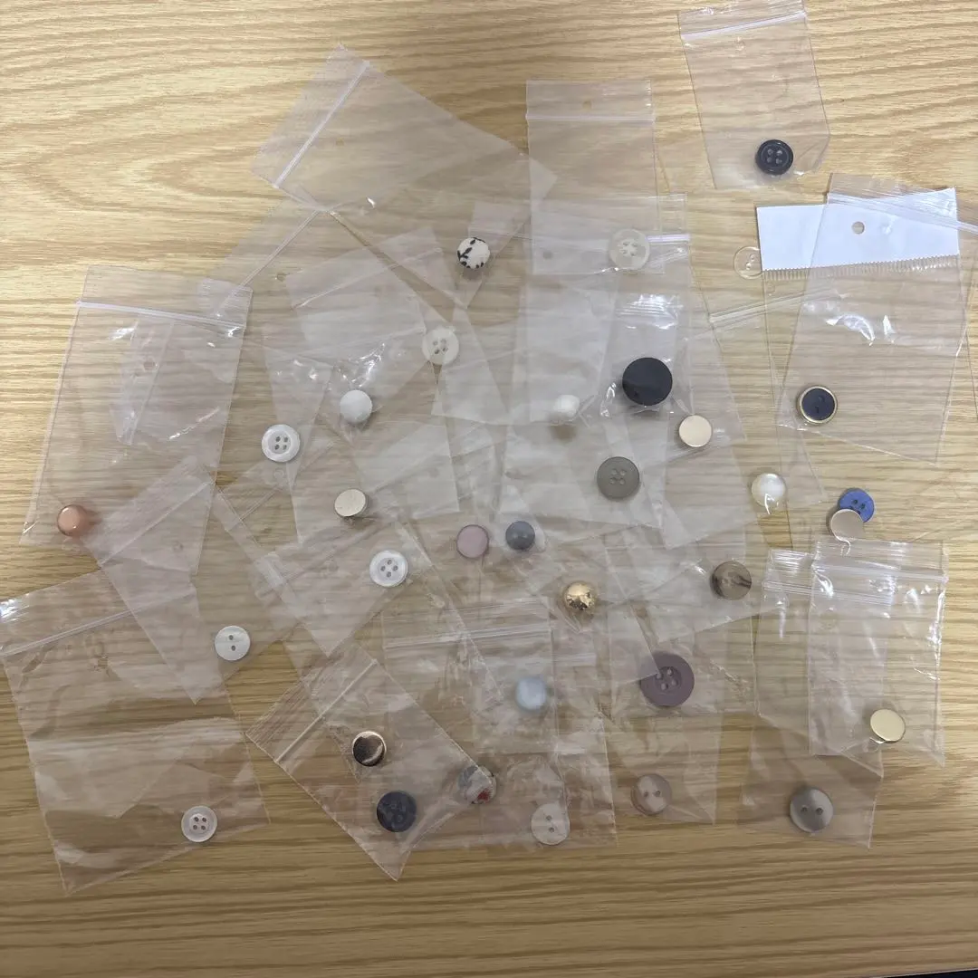 Thumbnail of Button Set, Various Types, 32 Pieces in Various Colors and Shapes