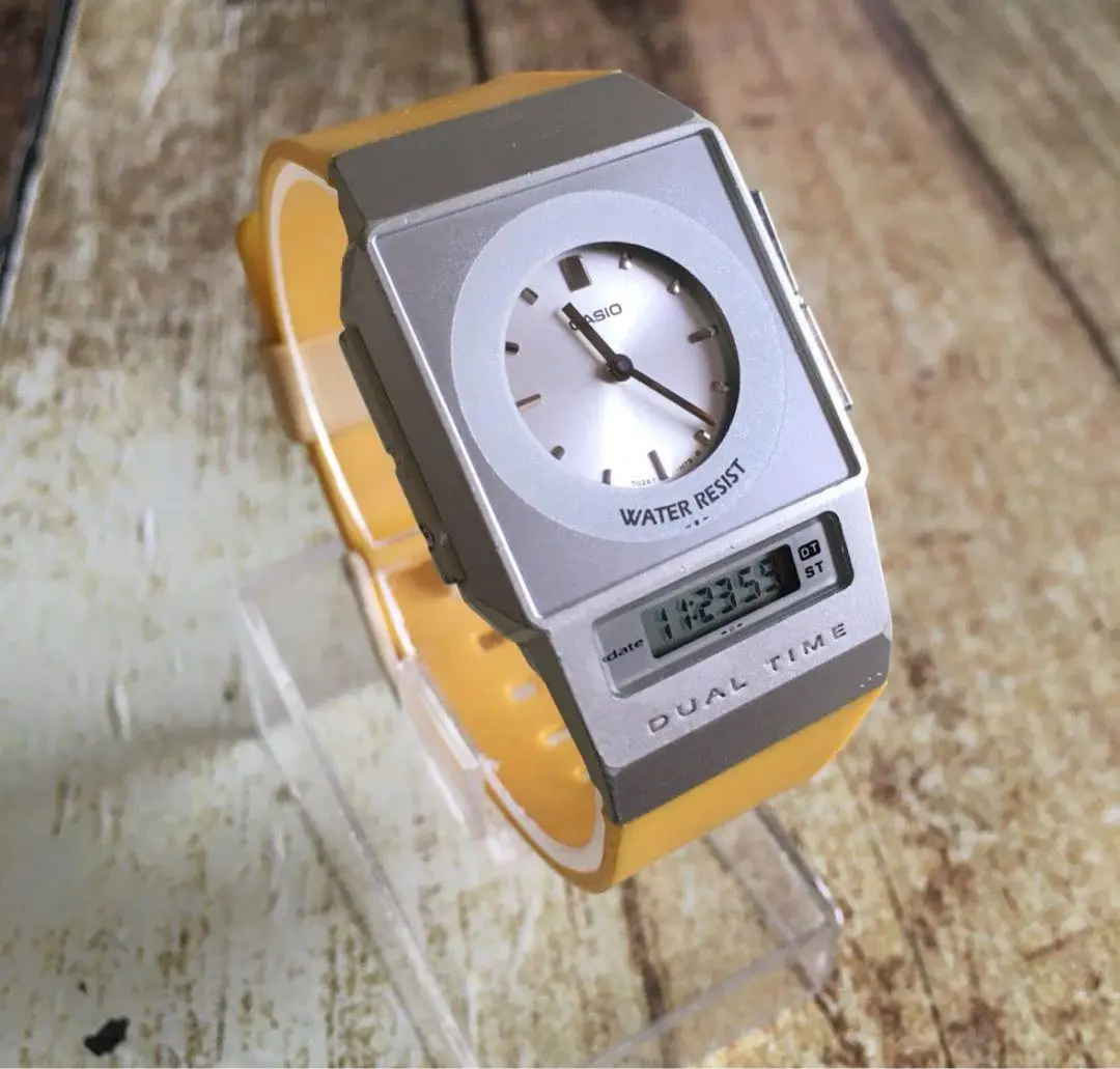 レア◇中古良品◇FS-01◆カシオ フィルムウォッチ PELA◇アナデジ◇黄色 2025年最新】casio fs-01の人気アイテム - メルカリ