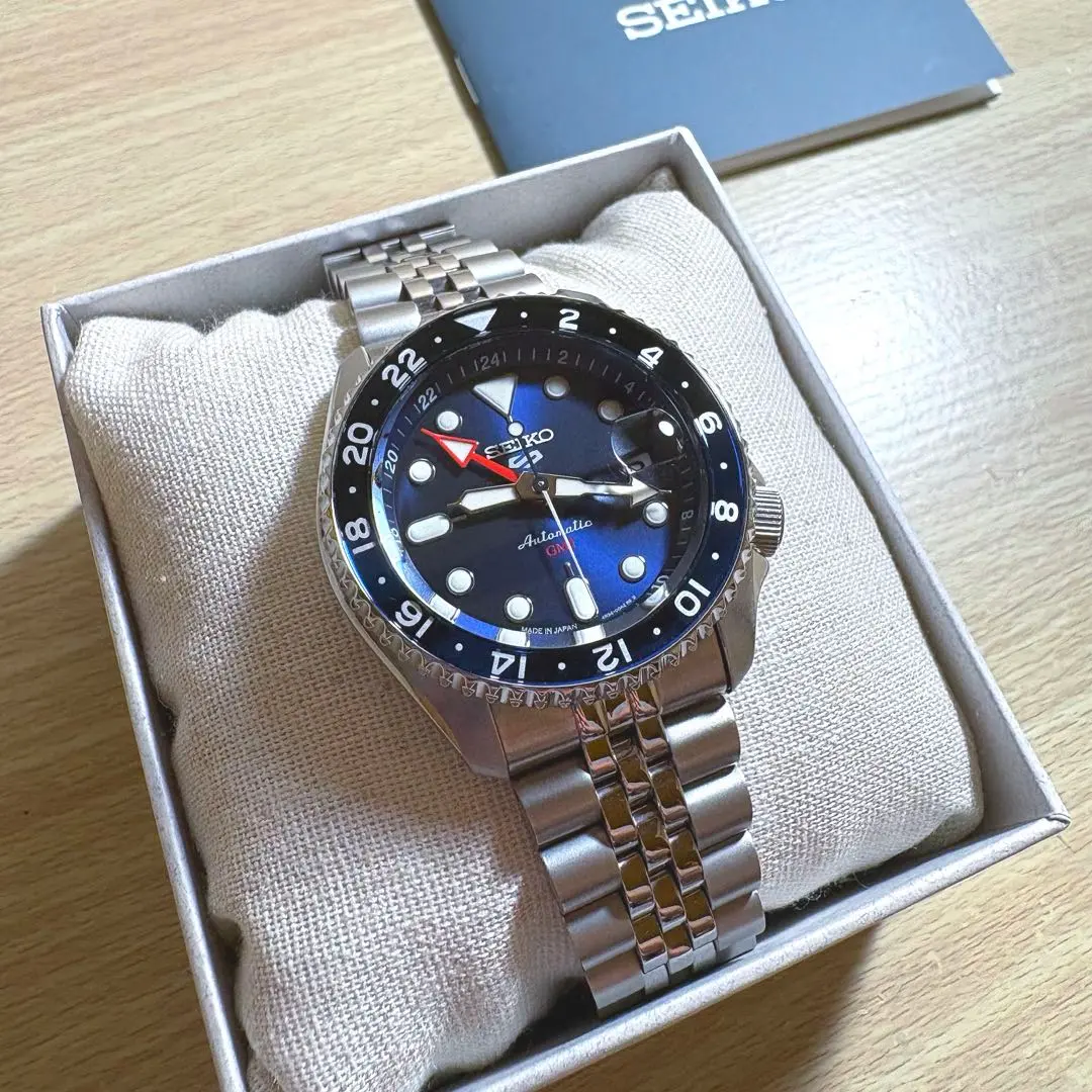 Y*i様 【美品】SEIKO 5スポーツ GMT SBSC003 セイコー5 Seiko 5 セイコー 5スポーツ SKX Sports Style GMTモデル