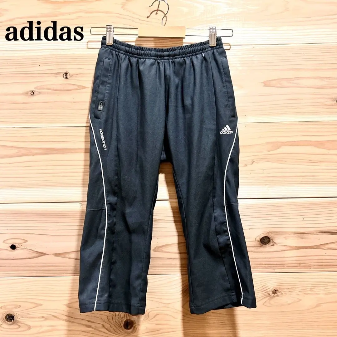 Thumbnail of Adidas 3/4 length track pants cropped jersey sports adidas