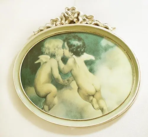 イタリア 額絵 アートフレーム 天使 エンゼル 楕円 21-2586-C イタリア 額絵 アートフレーム 天使 エンゼル 楕円 21-2586-C