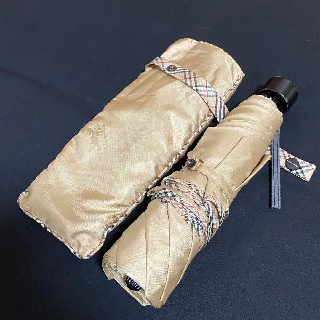 Thumbnail of Burberry Folding Umbrella Nova Check with Storage Case