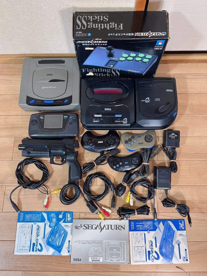 g F288t 訳あり メガドライブ メガCD 本体セット / MEGA DRIVE MEGA-CD | ゲーム | 1円～