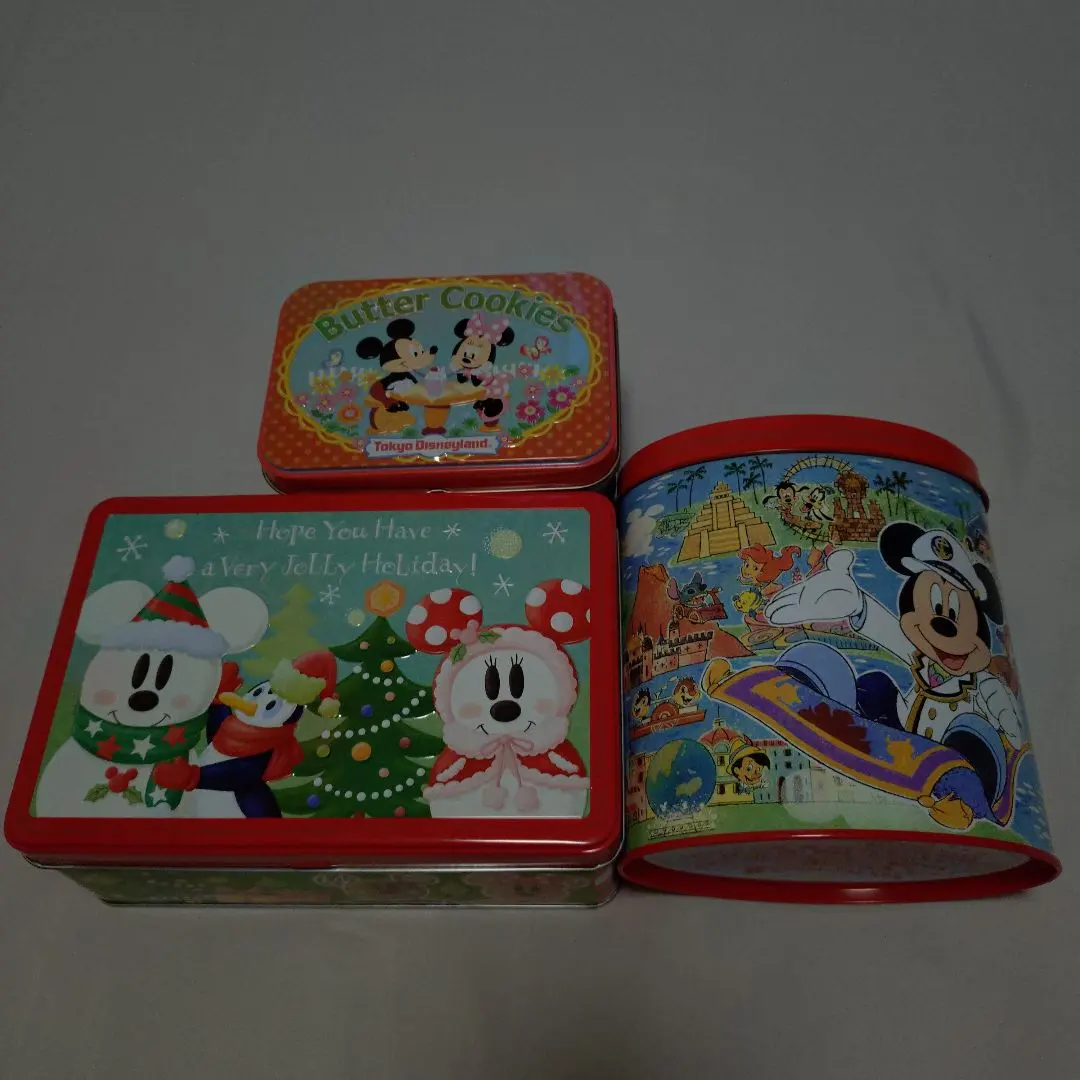 迪士尼 鐵罐 3件套 的縮圖