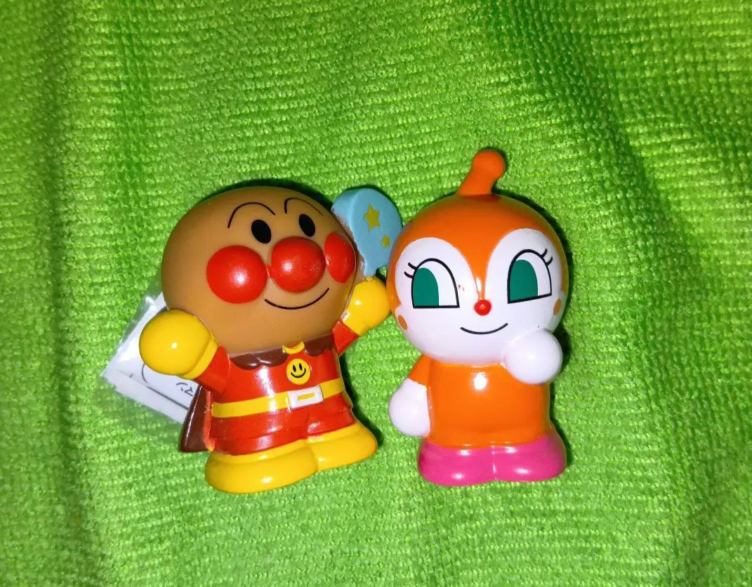 Thumbnail of Anpanman and Dokin-chan Mascot Set of 2