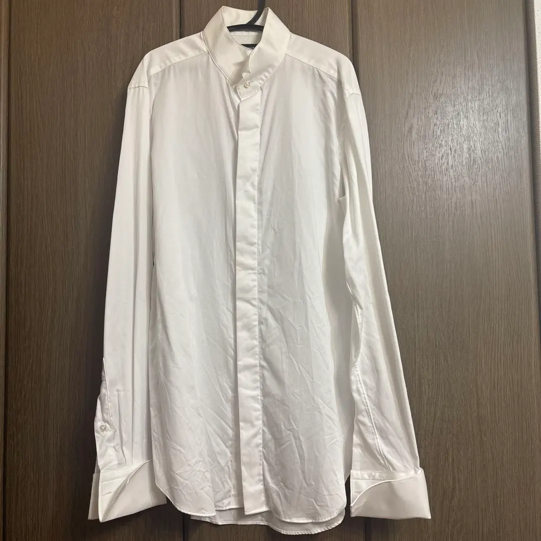 Thumbnail of Kamakura wedding groom wing collar shirt white 38-85