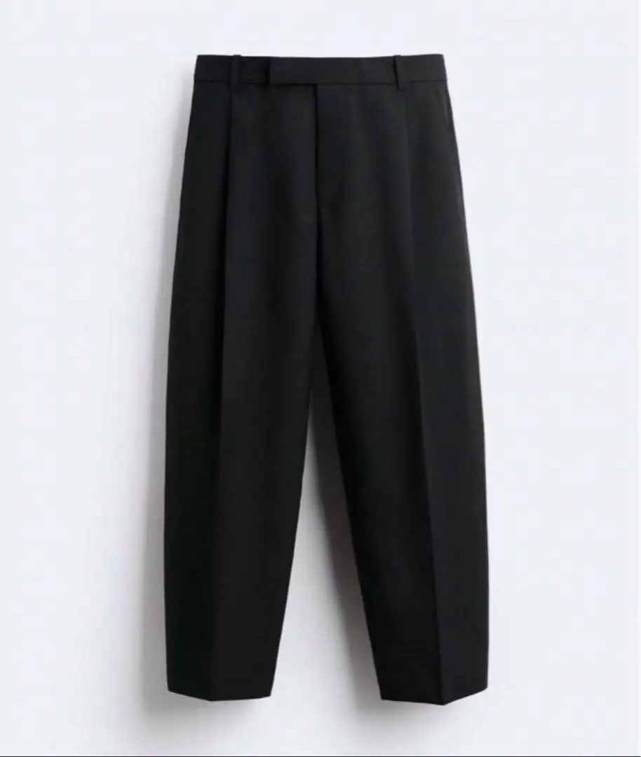 hamahigastudionicolson×zaraダブルプリーツパンツ ダブルプリーツパンツ - ダークベージュ | ZARA Japan / 日本