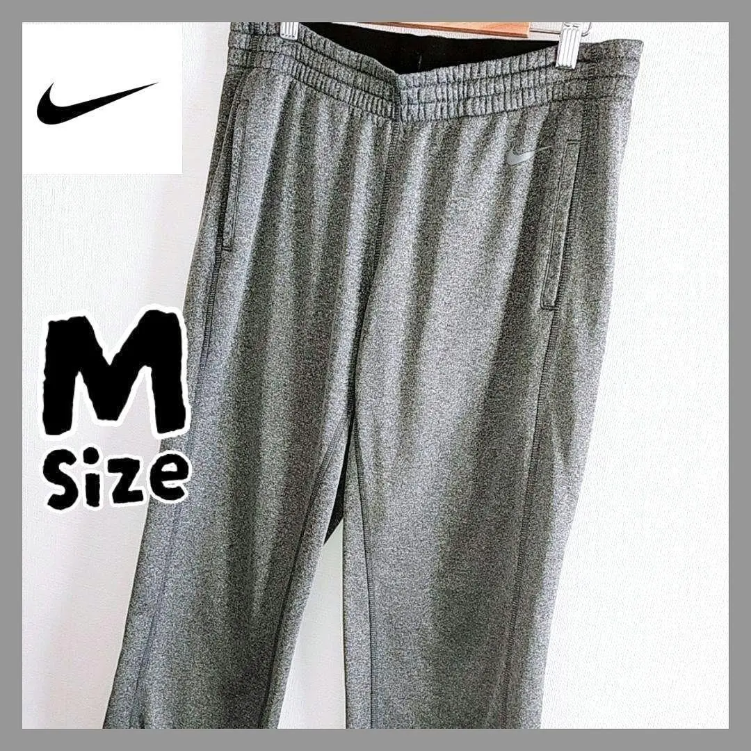Thumbnail of NIKE Nike Track Pants M Gray Fleece Jersey Pants Men's