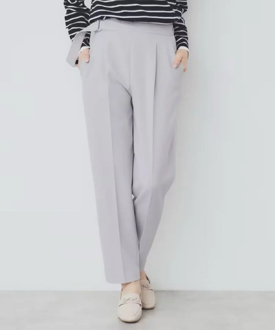 Thumbnail of index Side Buckle Stretch Tapered Pants