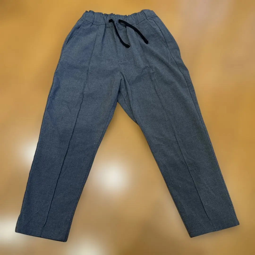 Thumbnail of Dark blue cotton blend pants