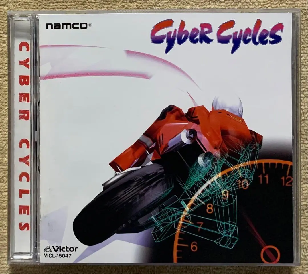 1995年 namco サイバーサイクルズ。【僅かなる破れあり、バイク