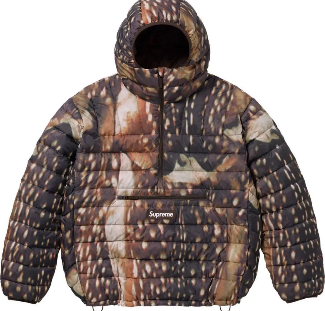 Supreme マイクロダウンジャケット カモ Micro Down Half Zip Hooded Pullover | Supreme 23fw
