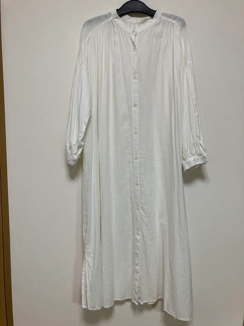 Thumbnail of Gu Off-White Shirt Dress Long Dress. XL