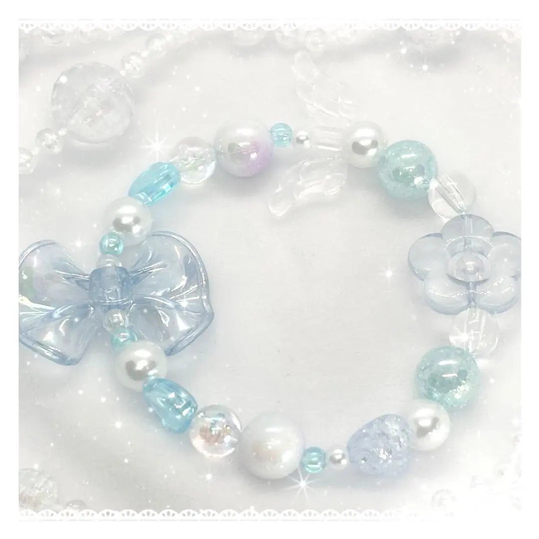 Thumbnail of Beaded Bracelet (Ribbon, Blue)