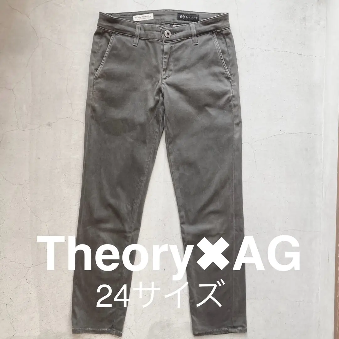 Thumbnail of Theory AG Collaboration: Slim Cropped Pants - Imported Skinny