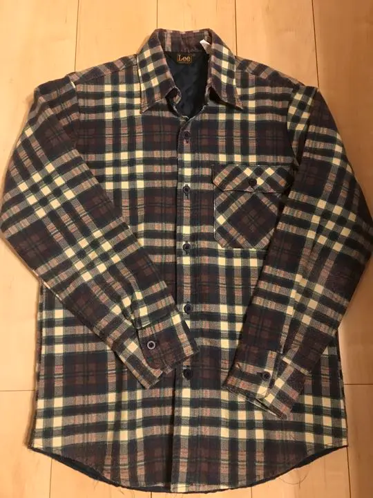 70年代 美國製 Lee 絎縫襯衫 的縮圖