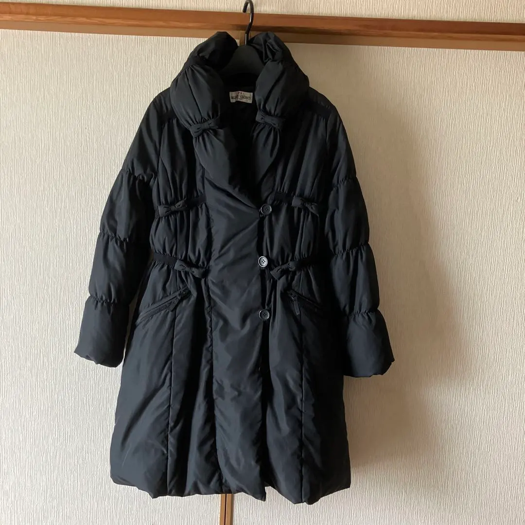 維斯孔蒂羽絨外套 黑色 的縮圖