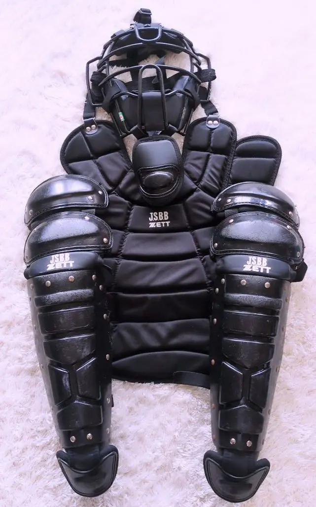 ZETT キャッチャー防具一式 黒 硬式用】ZETT キャッチャー用防具セット ブラック ZETT (ゼット