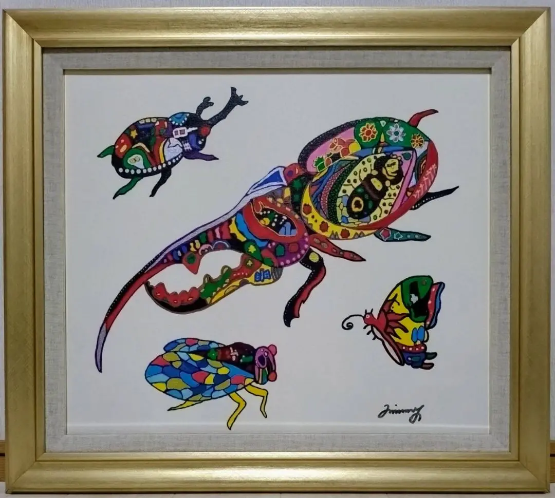 k*o様 絵画　アート　インテリア　仏　現代　開運　縁起　カラフル　赤　金　かわ k*o様 絵画 アート インテリア 仏 現代 開運 縁起 カラフル 赤