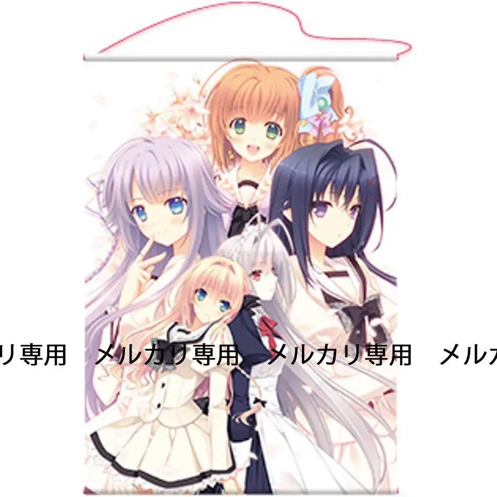 タペストリー　ユルシュール＝フルール＝ジャンメール 純白清楚系♪ B1タペストリー 「月に寄りそう乙女の作法」 ユルシュール＝フルール＝ジャンメール 純白清楚系♪ B1W